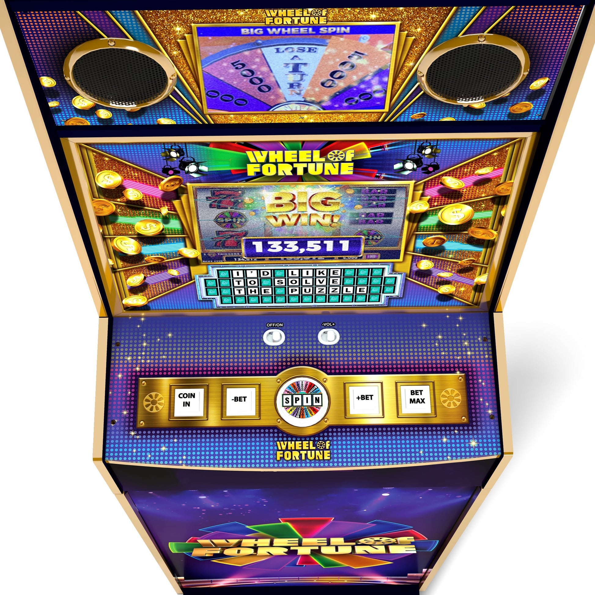 Wheel of Fortune Casinocade Deluxe Arcade Machine