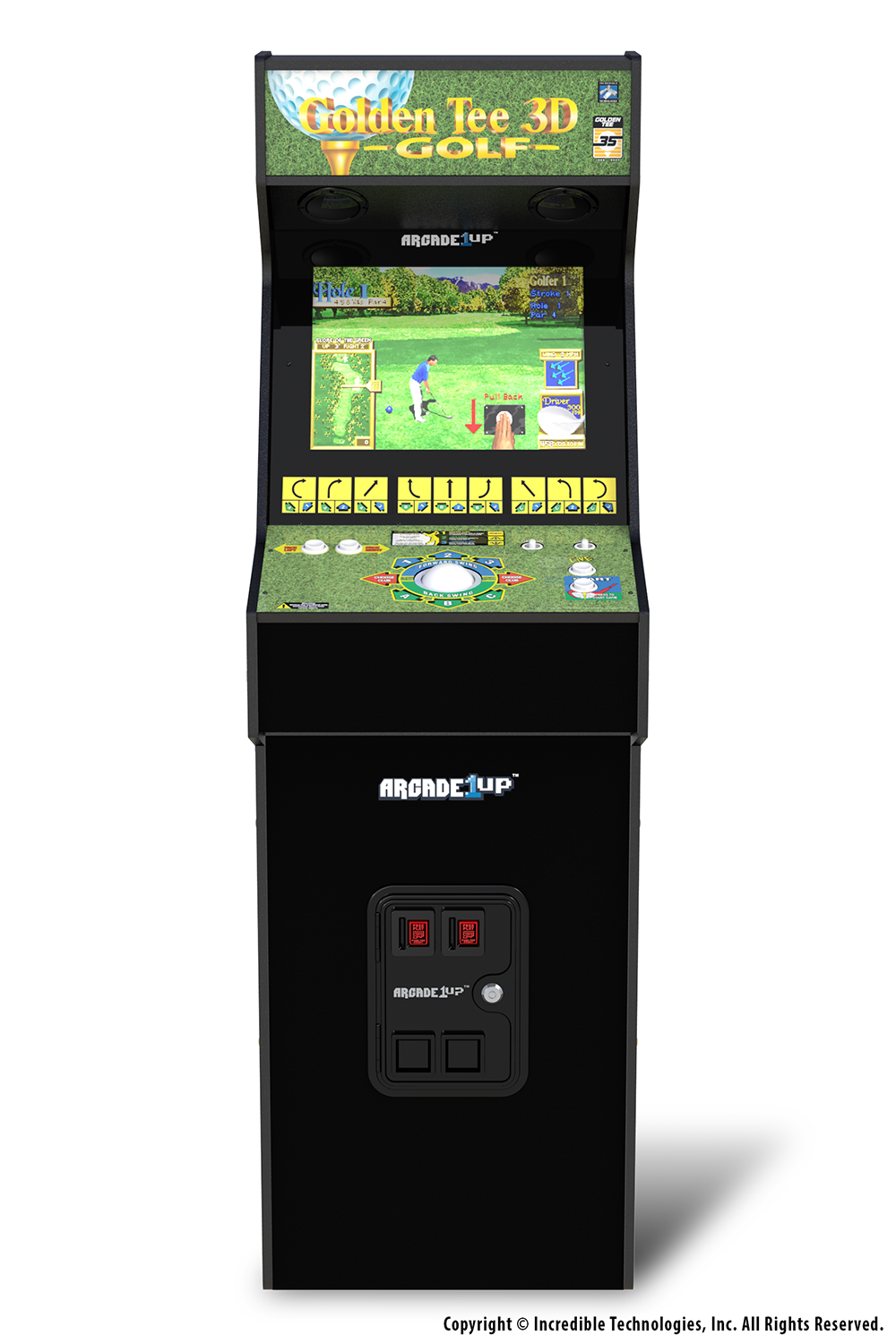 Golden Tee 3D Deluxe Arcade Machine